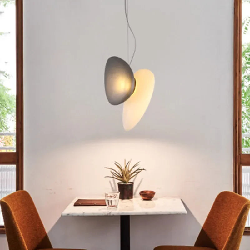 lustre nordique moderne en verre led pour décoration d'hôtel - vue 6 sur 28