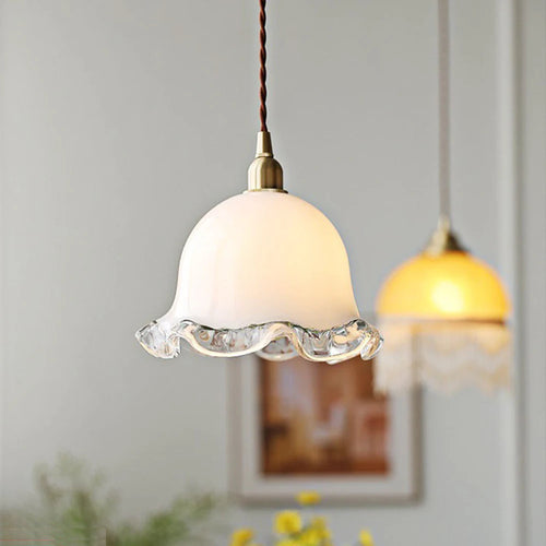 lustre design en verre pour restaurants bars et espaces modernes - vue 2 sur 6