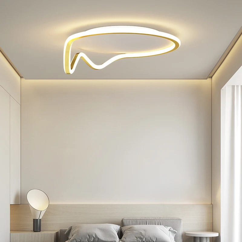 Plafonnier moderne à LEDs lumière pour salon chambre salle à manger étude cuisine