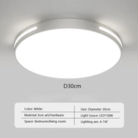 Plafonnier LED rond et mince moderne
