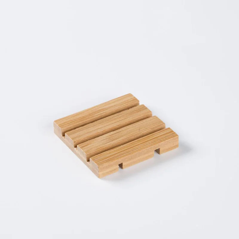 porte-savon en bambou créatif avec huiles essentielles et drainage - vue 3 sur 6