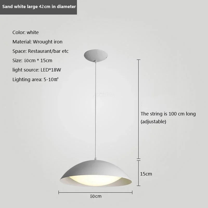 suspension moderne en fer minimaliste pour intérieur - vue 9 sur 10