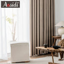 Rideau occultant aspect lin moderne salon chambre