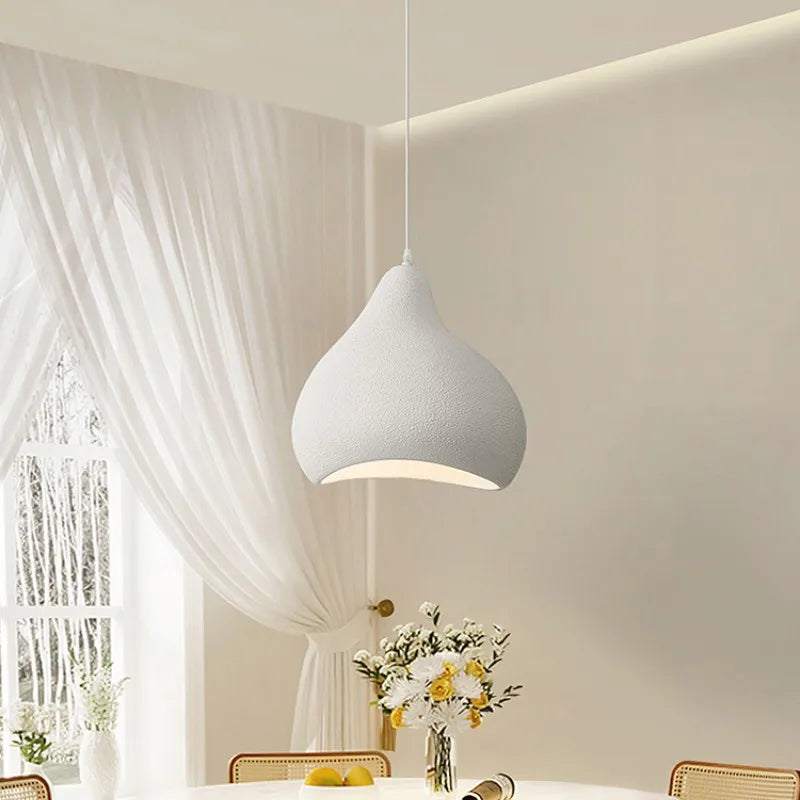 lustre minimaliste wabi sabi led nordique suspendu droplight