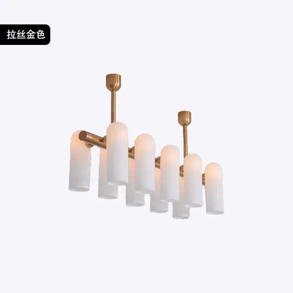 lustre led en verre style art déco éclairage moderne suspendu - vue 9 sur 13