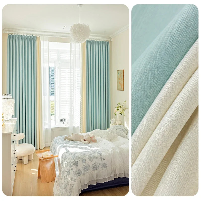 Rideau occultant moderne style ins pour salon chambre