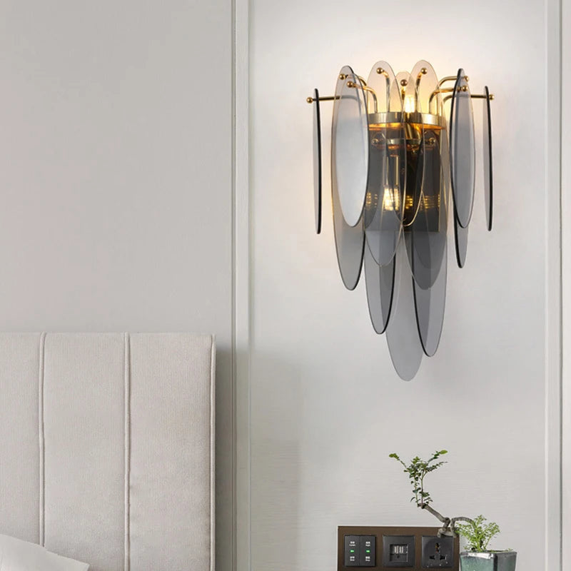 applique murale en cristal post-modernes style nordique simple