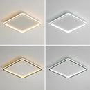 plafonnier à panneau carré ultra mince design moderne pour intérieur