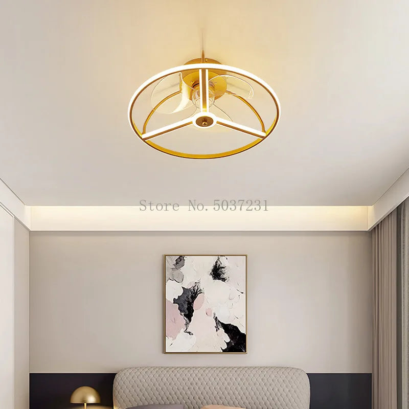ventilateur de plafond led silencieux pour chambre d'enfants