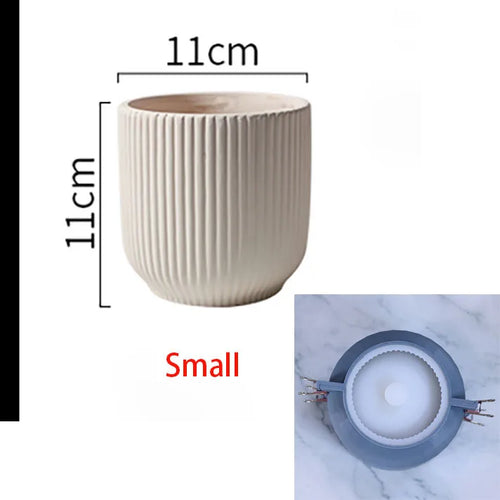 moule en silicone pour pot de fleurs créatif décoratif et pratique - vue 14 sur 13
