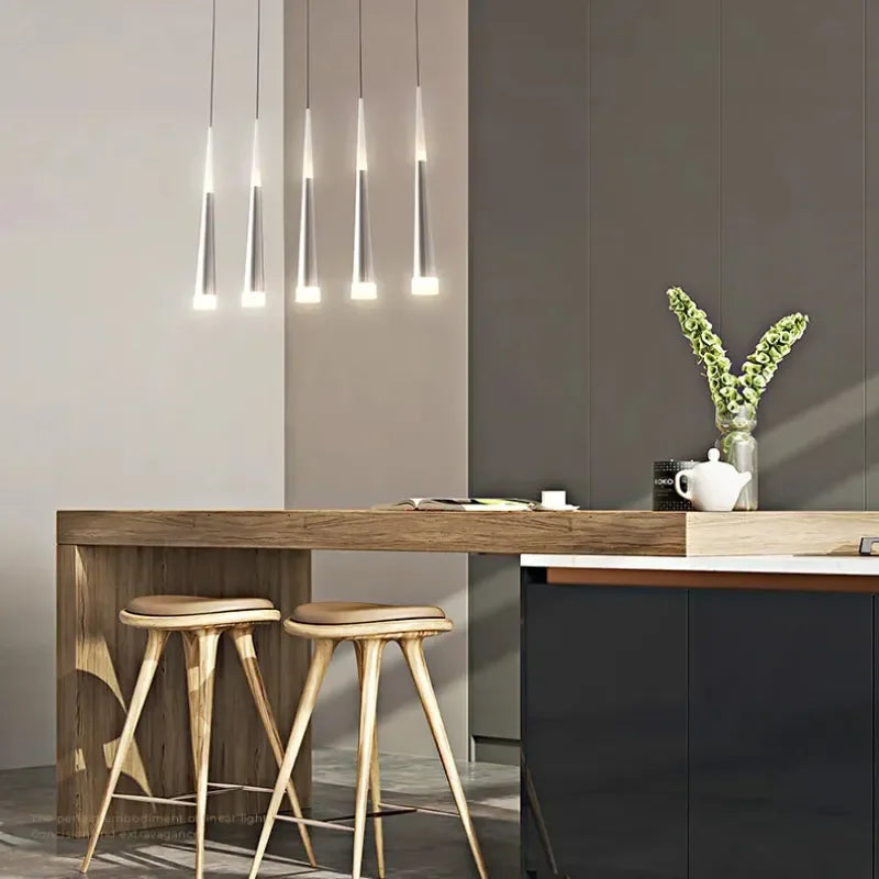 Suspension LED conique design