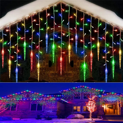 guirlande lumineuse à led pour décorations de noël 2024 - vue 5 sur 12
