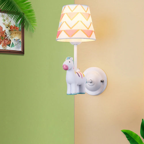 applique murale ours licorne pégase pour chambre enfant - vue 4 sur 7
