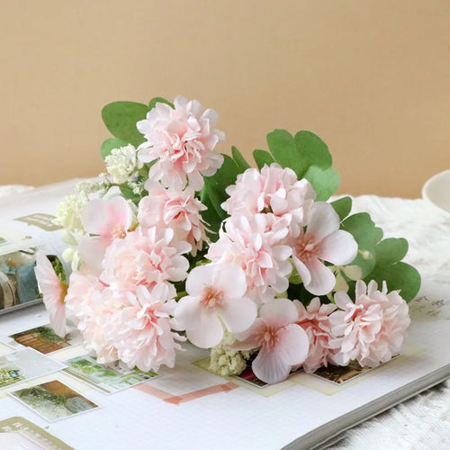 fleurs artificielles en soie pour mariage et décoration de jardin - vue 5 sur 8