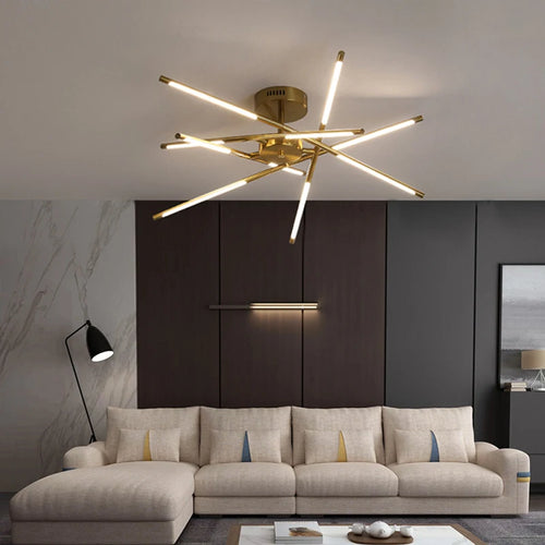 plafonnier led moderne réglable pour éclairage intérieur design - vue 2 sur 24