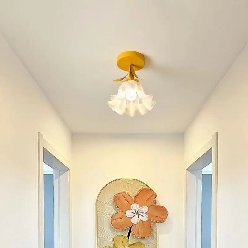Lampe plafonnier Orchidée 4 Couleurs Moderne