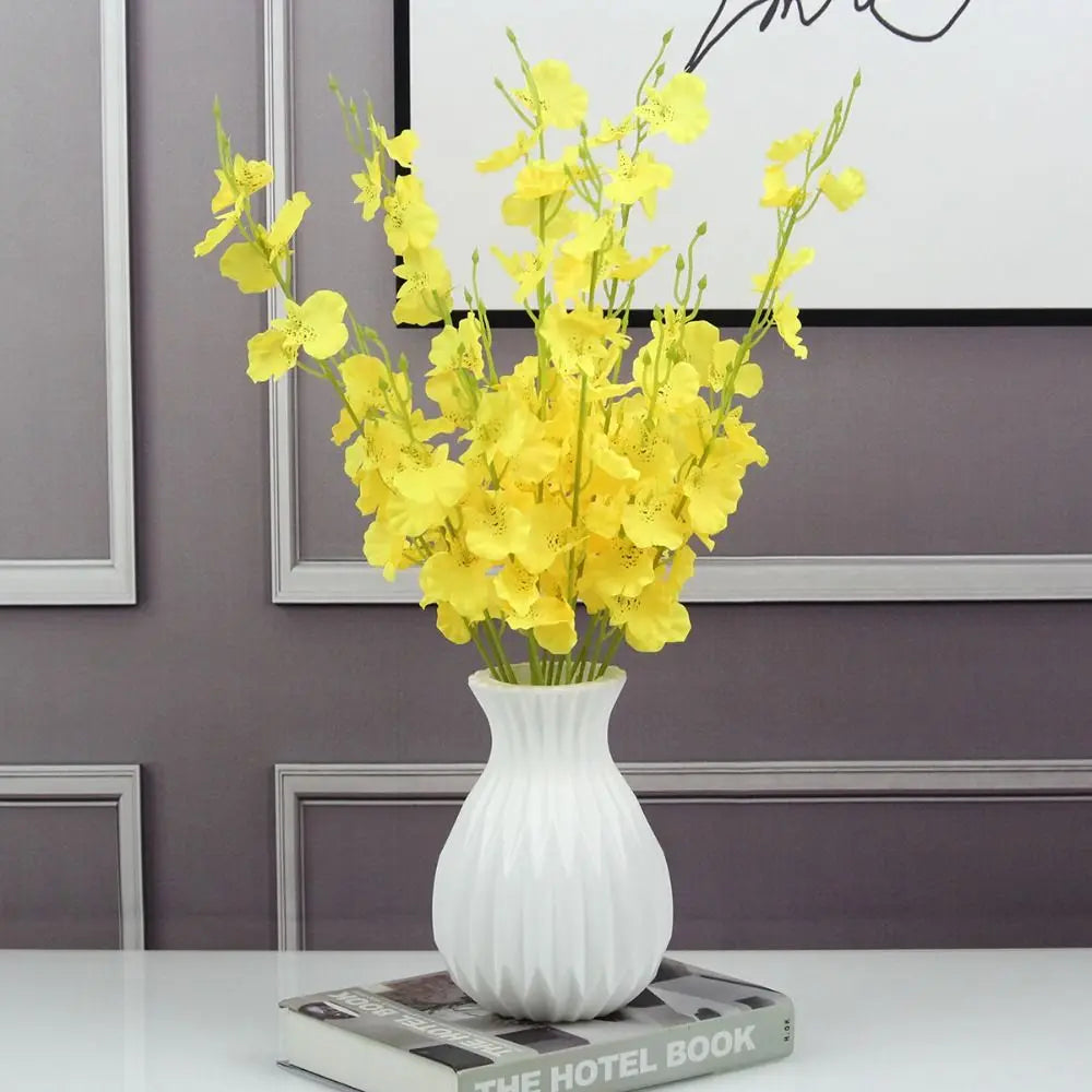pot à fleurs moderne en plastique pour décoration nordique - vue 4 sur 9
