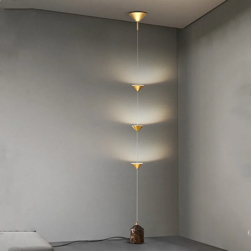 Minimalisme nordique chevet lampadaire Led moderne Simple réglable en métal lampadaire marbre canapé décor éclairage Led Luminaria