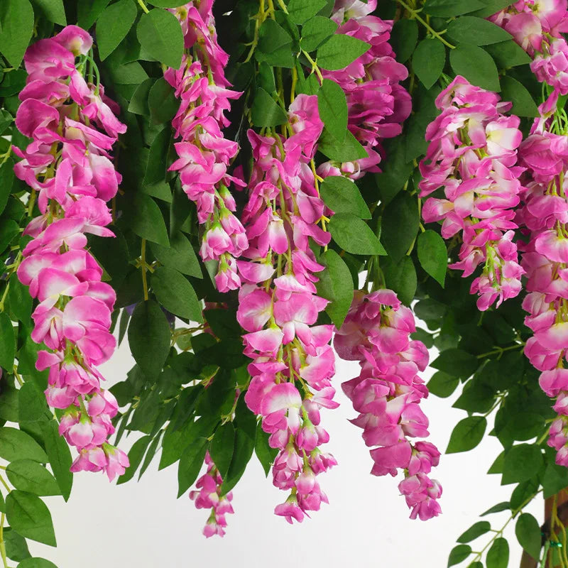 guirlande de fleurs artificielles pour décoration de mariage