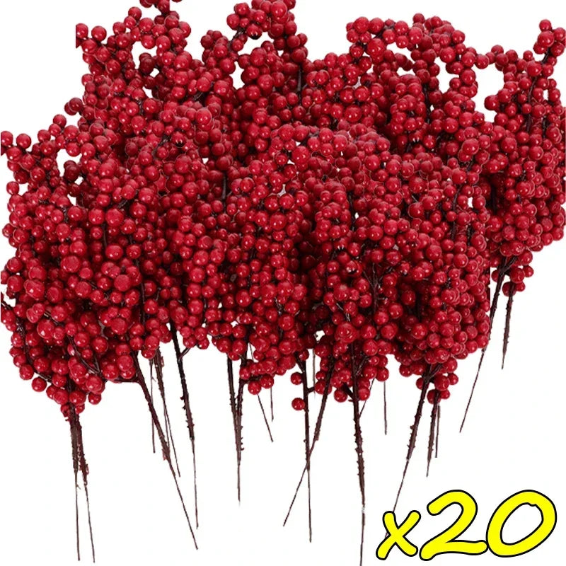 branche de baies artificielles pour décoration de Noël - vue 11 sur 12