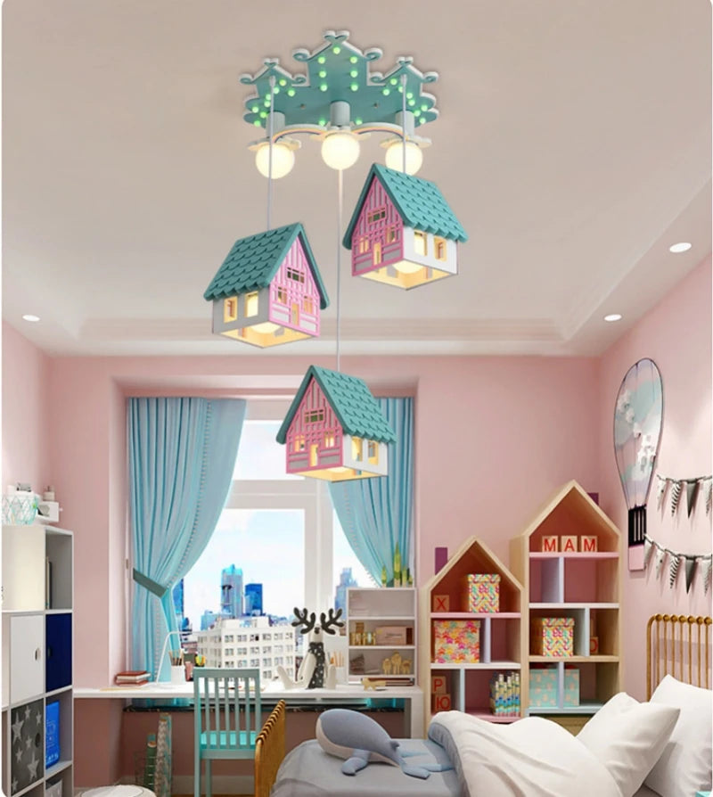 lustre pour chambre d'enfant décorations de noël suspendues - vue 3 sur 8