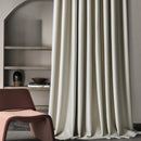 Rideau occultant plissé style classique isolation thermique salon