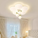 plafonnier fleuri moderne pour chambre d'enfant romantique et chaleureuse