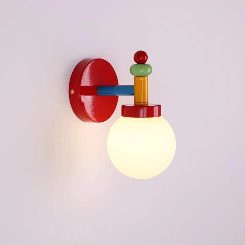 appliques murales pour chambre d'enfant en verre laiteux - vue 5 sur 4
