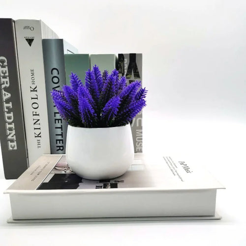 plantes artificielles de lavande pour décoration intérieure et bureau - vue 11 sur 11