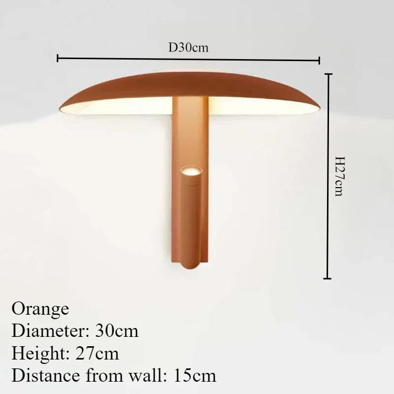 applique murale moderne rotative en métal design nordique lumière led - vue 10 sur 11