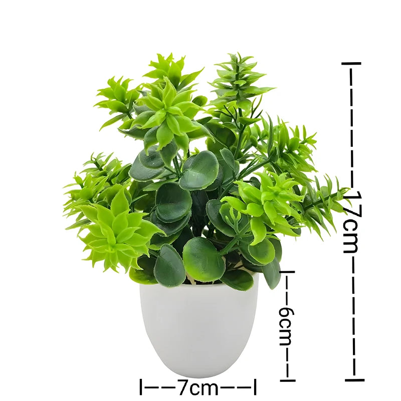 plante artificielle en pot pour décoration de bureau et jardin - vue 33 sur 45