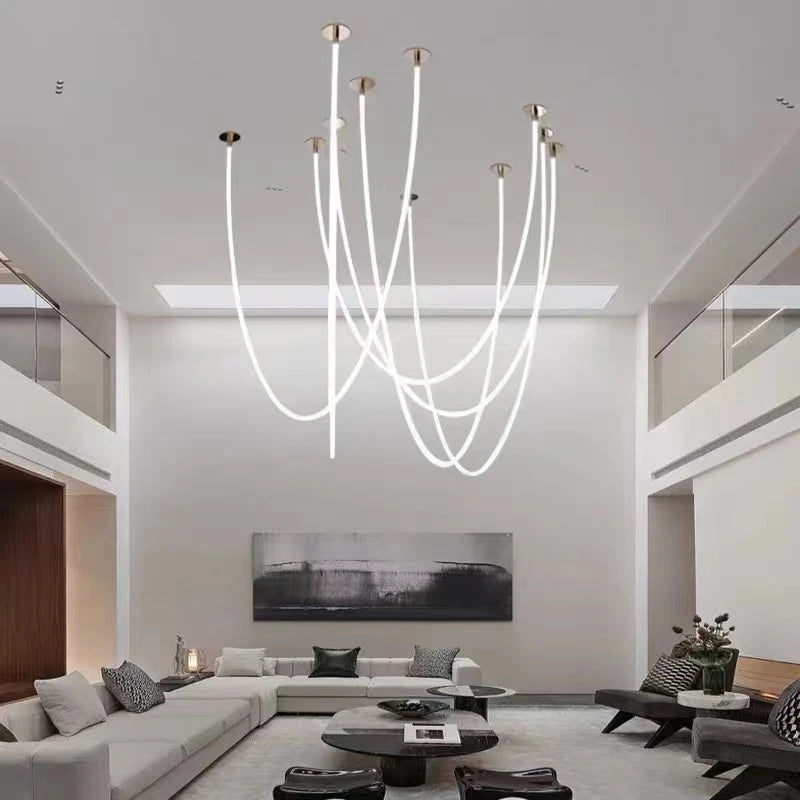 plafonnier led minimaliste en silicone style nordique 360 degrés
