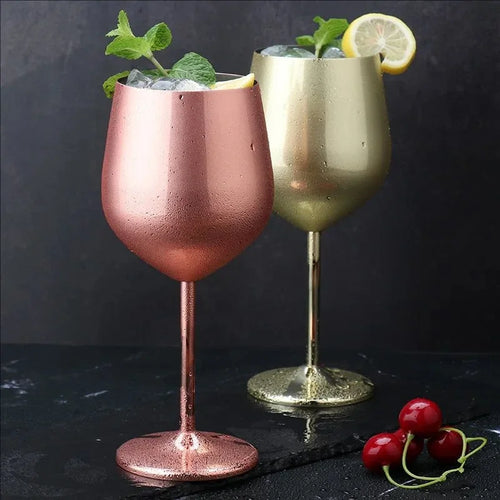 Lot 4 verres cocktail inox design creatif bar