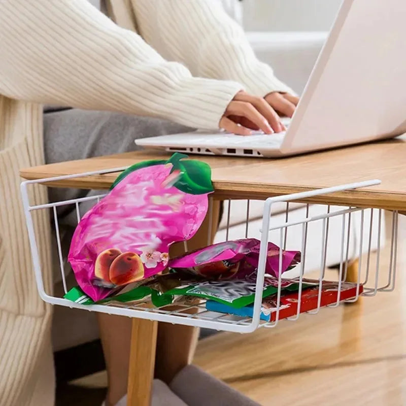 panier de rangement multifonction pour cuisine et bureau - vue 4 sur 12