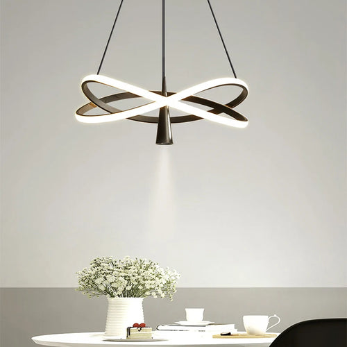 lustre suspendu à led moderne pour décoration intérieure élégante - vue 3 sur 12