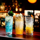 Mug tiki en verre transparent style bar cocktail