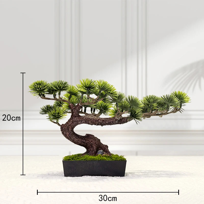 décoration intérieure faux arbre bonsaï style chinois pour un paysage apaisant - vue 4 sur 33