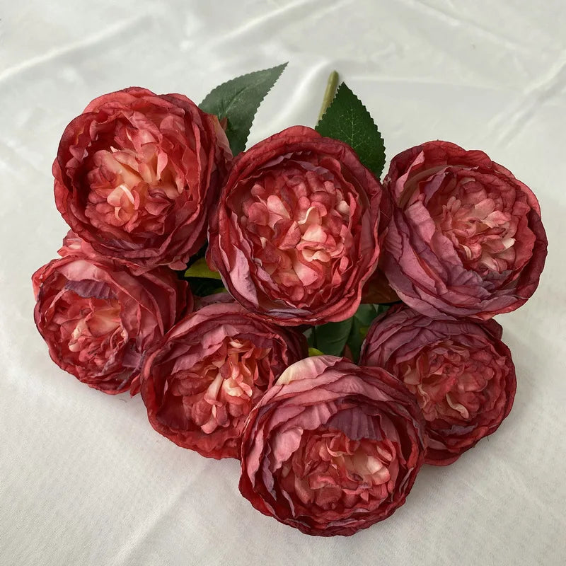 bouquet de roses artificielles décoratif pour mariage et événements - vue 14 sur 16