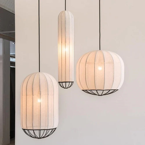 lampe suspendue minimaliste style nordique wabi sabi