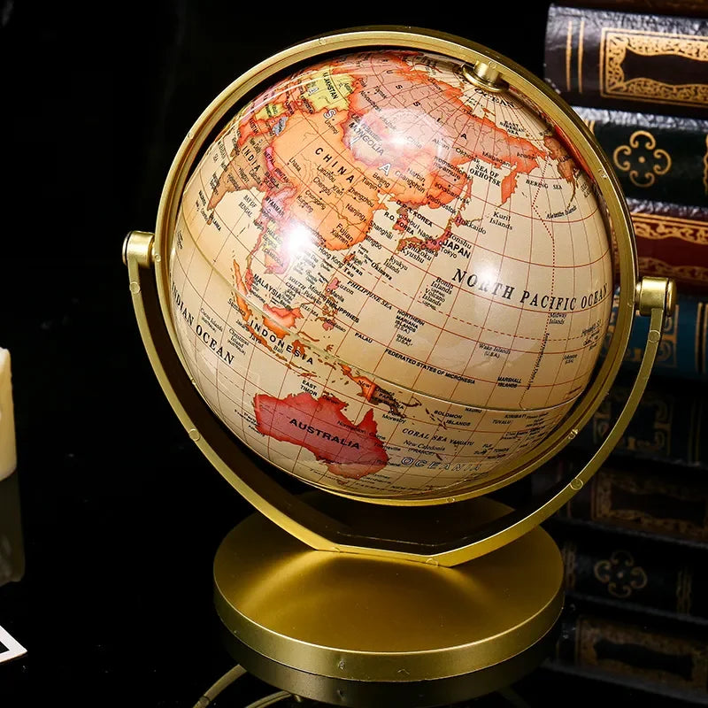 globe universel rétro haute définition pour étudiants et géographie - vue 6 sur 6