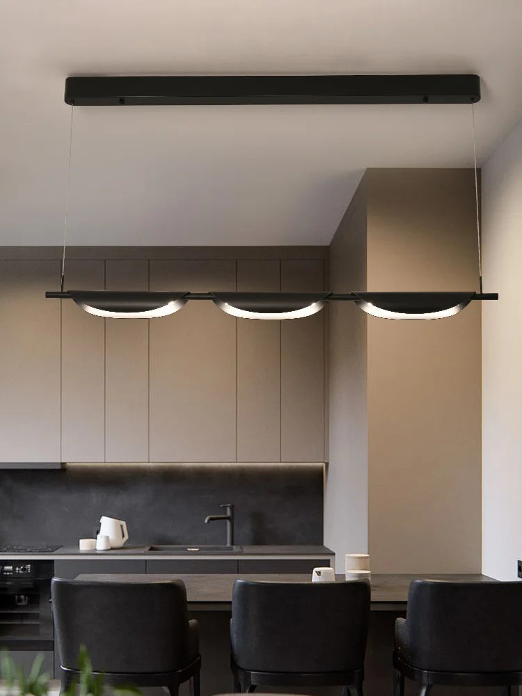 lustre moderne led éclairage suspendu pour espace contemporain - vue 6 sur 12