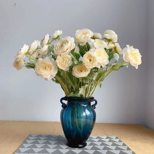 bouquet de fleurs artificielles en soie pour décoration et accessoires photo - vue 3 sur 12