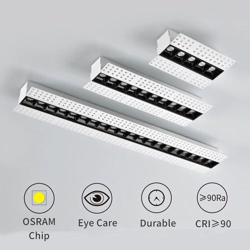 spot led encastrable magnétique moderne éclairage linéaire intérieur
