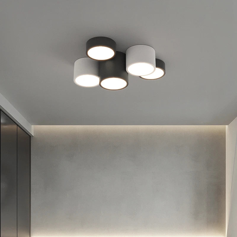 Nordique Mingzhuang Downlight LED plafonnier ménage chambre lumière circulaire Simple moderne porche couloir lumière