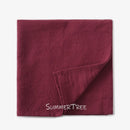 Serviette de table coton lavé lot 6 méditerranéen