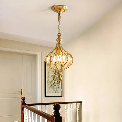 suspension rétro en cristal pour décoration intérieure élégante - vue 4 sur 7