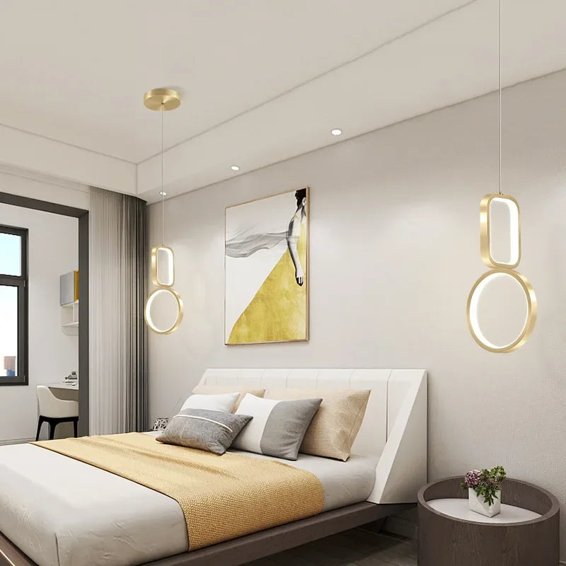 suspension moderne à led pour décoration intérieure élégante - vue 6 sur 10