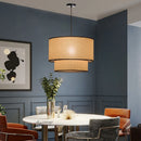 suspension rotin artisanale style japonais pour café restaurant