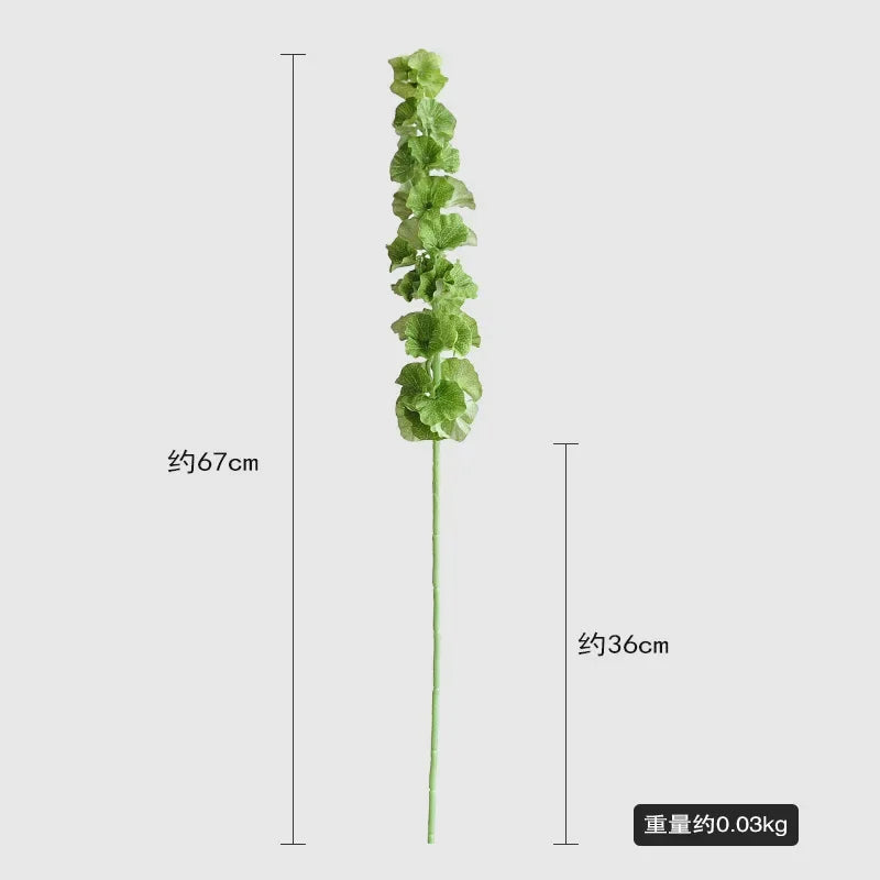 lot de 5 fausses feuilles d'oreilles d'éléphant pour décoration et arrangements - vue 4 sur 6