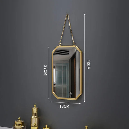 miroir mural rond créatif pour décoration intérieure et maquillage